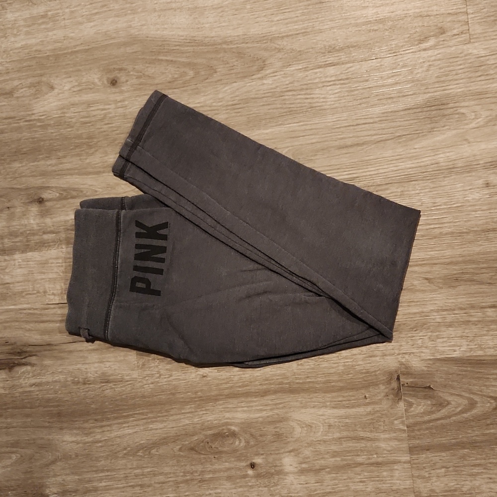 Pink gray leggings
